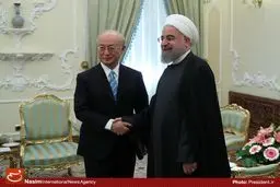 دیدار آمانو با روحانی