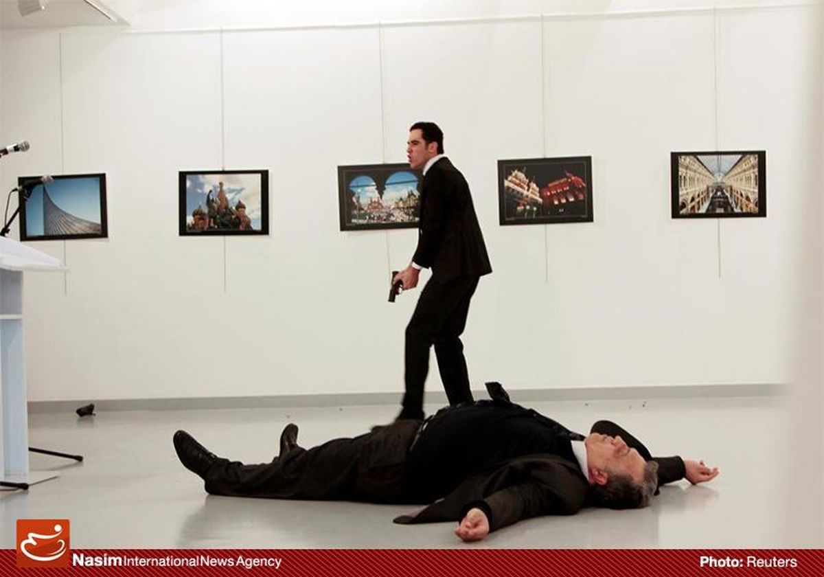 لحظه ترور روز گذشته سفیر روسیه در ترکیه از زاویه‌ای دیگر