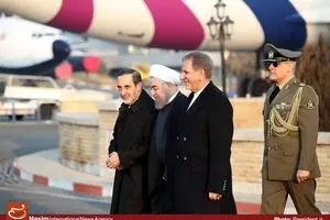 بدرقه رسمی رئیس‌جمهور پیش از سفر به ایروان