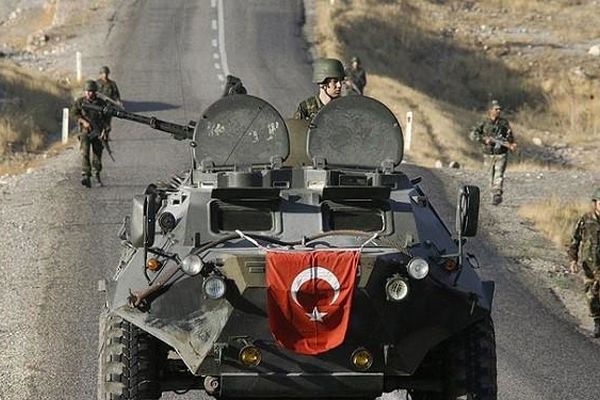 تعداد تلفات ارتش ترکیه در شهر 