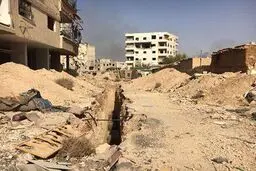 مسکو از کشف گورهای دسته‌جمعی در بخش آزادشده حلب خبر داد