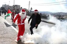 صهیونیست‌ها به بابانوئل‌ها هم رحم نمی‌کنند