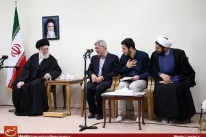 دیدار دانشجویان بسیجی مدال‌آور دانشگاه شریف با رهبر معظم انقلاب