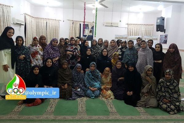 ورزشکاران المپیکی در منطقه محروم بشاگرد حضور پیدا کردند + عکس