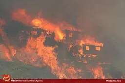 از بین رفتن ۱۰۰ خانه در شیلی بر اثر آتش سوزی