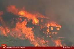 از بین رفتن ۱۰۰ خانه در شیلی بر اثر آتش سوزی