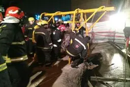جسد هر ۳ کارگر مدفون در تونل انرژی تبریز از زیر آوار خارج شد+تصاویر