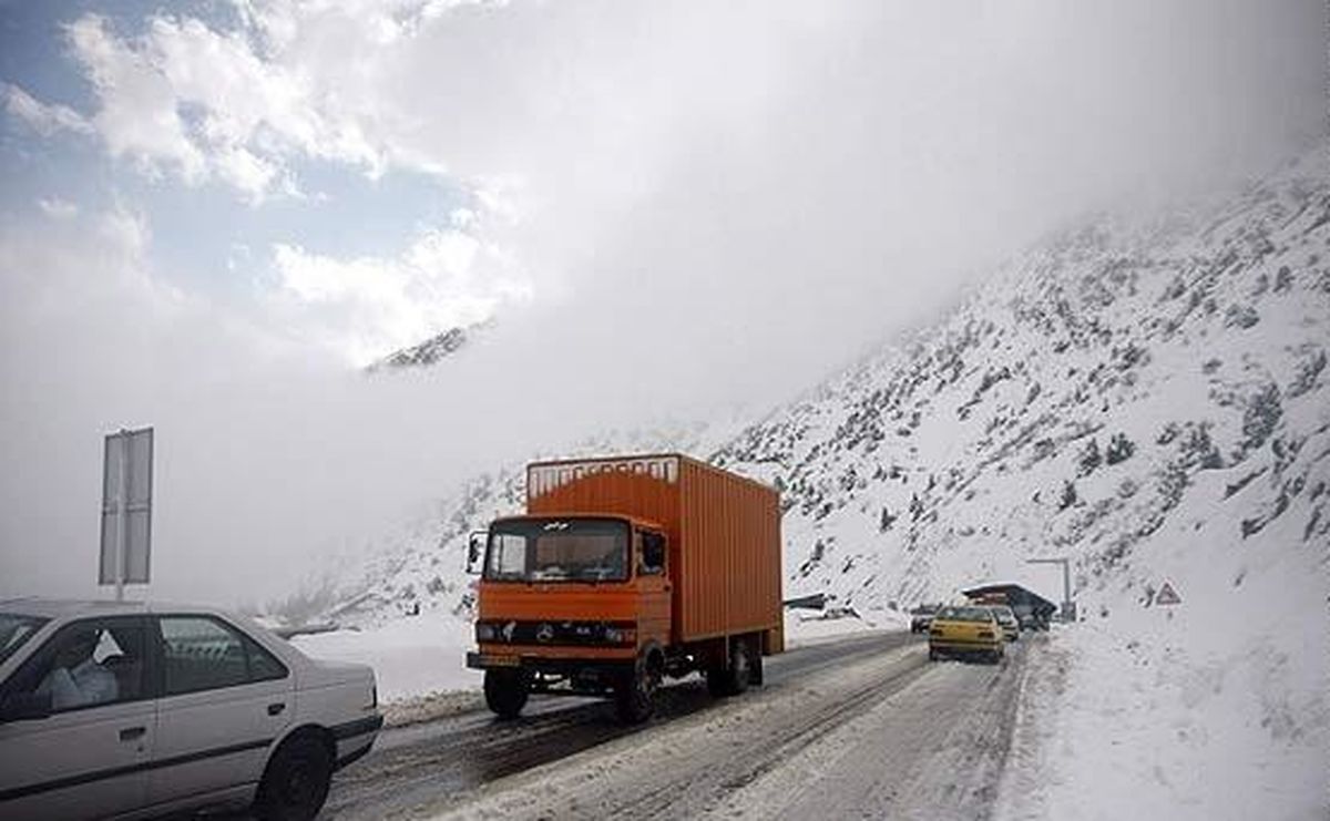 بارش برف در استان‌های همدان، البرز و مرکزی
