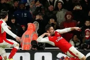 آرسنال به سختی صعود کرد