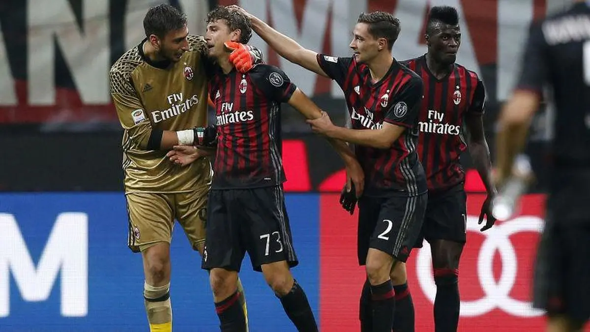 میلان در دقایق پایانی سه امتیاز را گرفت