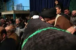 وداع با آیت‌الله هاشمی‌رفسنجانی در حسینیه جماران