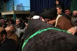 وداع با آیت‌الله هاشمی‌رفسنجانی در حسینیه جماران