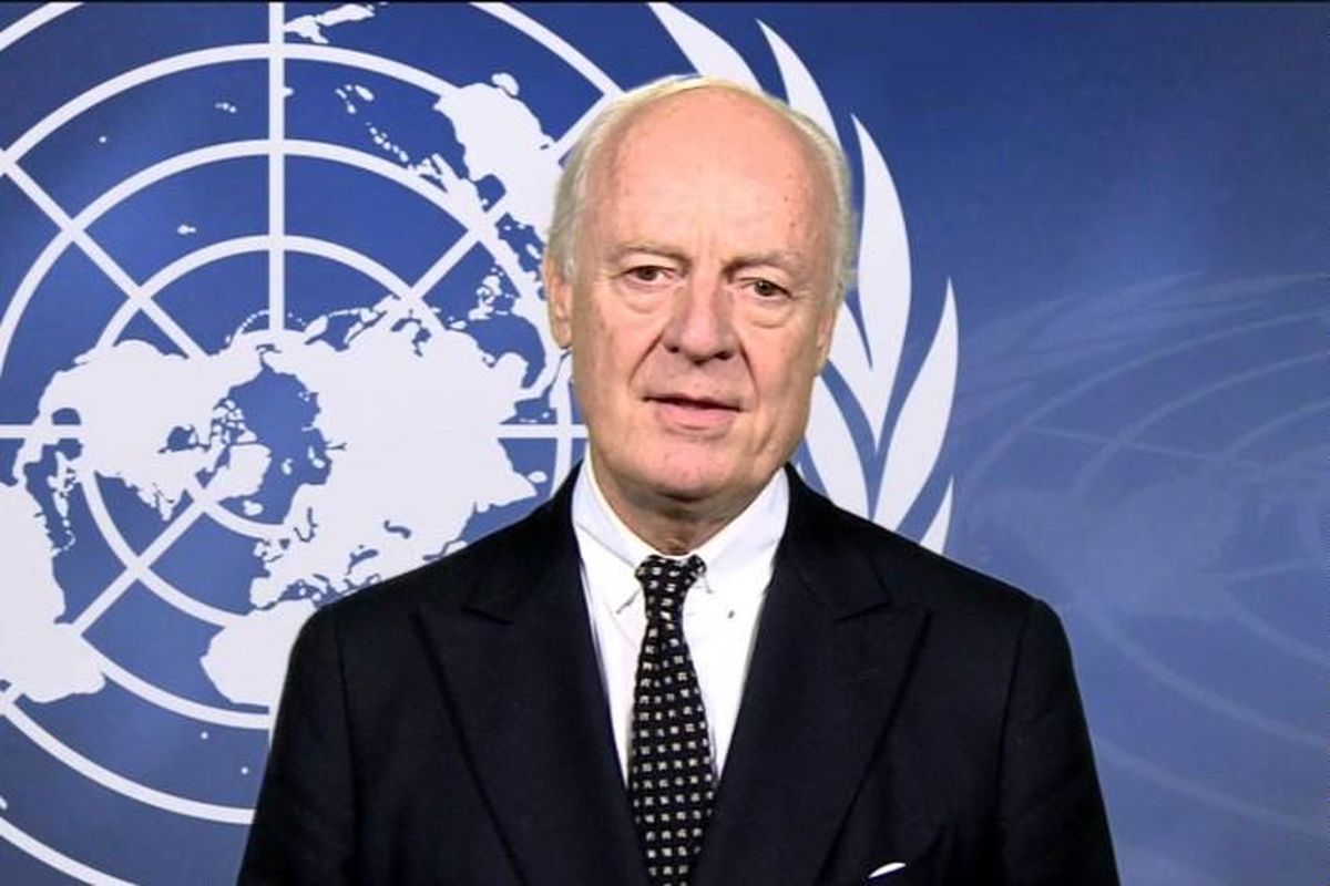 دی‌میستورا:‌ سازمان ملل هنوز به مذاکرات "آستانه" دعوت نشده است