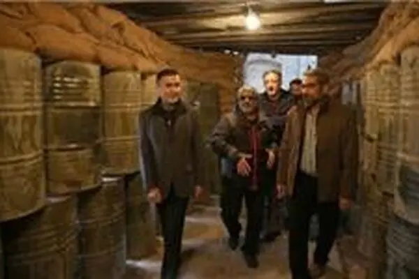بازدید مدیران سازمان سینمایی و حوزه هنری از پشت صحنه "سرو زیر آب"