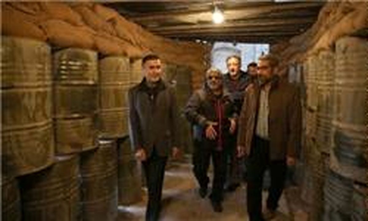 بازدید مدیران سازمان سینمایی و حوزه هنری از پشت صحنه "سرو زیر آب"