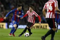 صعود بارسا به مرحله یک چهارم نهایی