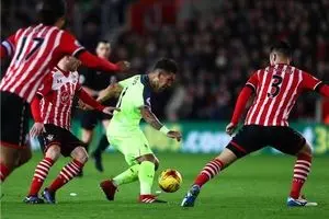 لیورپول دیدار رفت را در سنت‌مری واگذار کرد