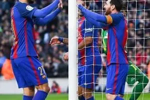 بارسا با ۵ گل حریفش را درهم کوبید