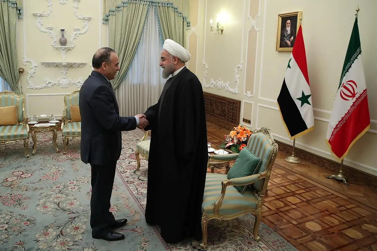 عماد خمیس با روحانی دیدار کرد