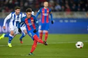 برد خفیف بارسا برابر سوسیداد/ اتلتیکو کار را در دیدار رفت یکسره کرد