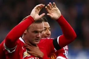 منچستریونایتد با سوپرگل رونی از شکست گریخت