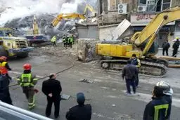 مراحل پایانی آوار برداری در شرق ساختمان پلاسکو/ تمرکز جستجو در غرب ساختمان