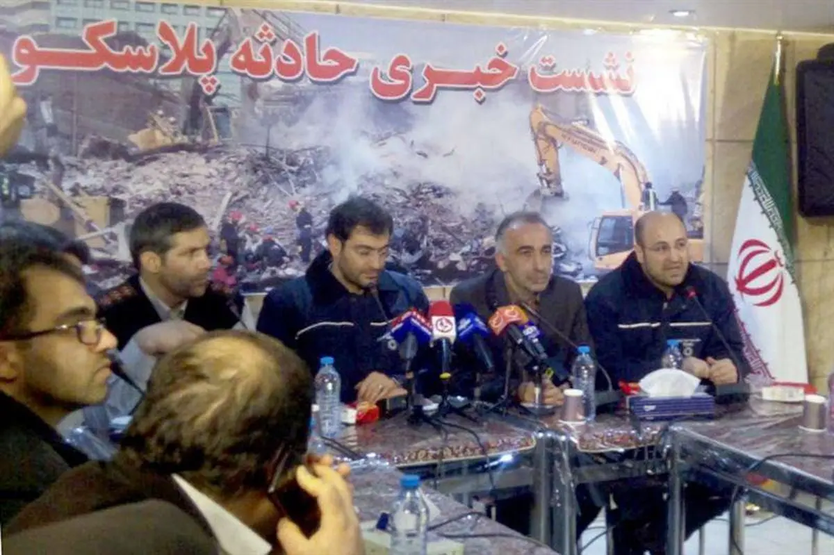 ملکی: هنوز جسد یکی از شهروندان در طبقه ۱- است/ جاوید: پلاسکو استانداردهای ضد حریق ‌را نداشت/ قادی‌پاشا: نمونه‌برداری از ۱۹ خانواده حادثه دیدگان/ شهریاری: اجساد دارای فساد نعشی پیشرفته هستند