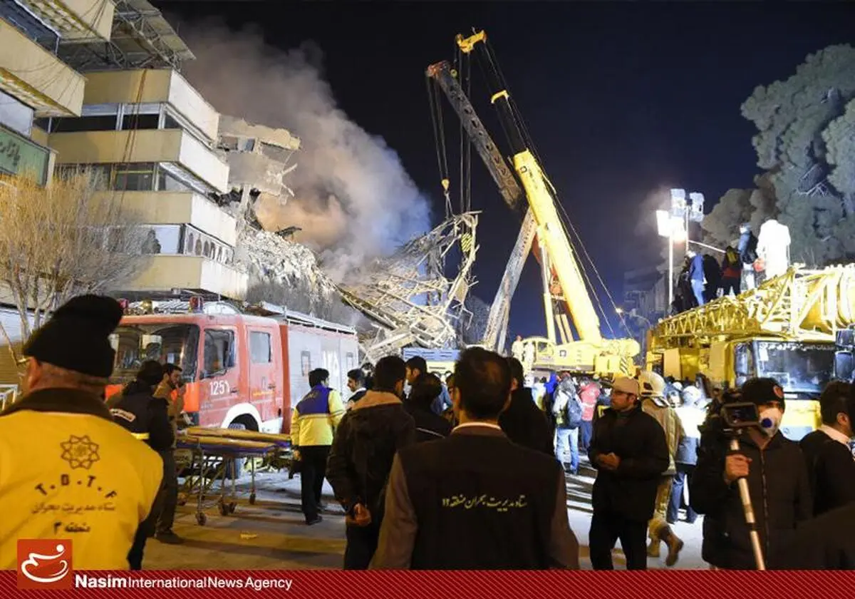 پیشرفت ۷۰ درصدی عملیات آواربرداری در پلاسکو/ ادامه عملیات جستجو