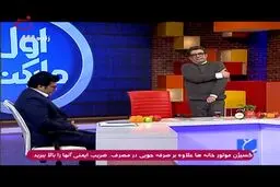 لحظه بیهوش شدن رضا رشیدپور در برنامه حالا خورشید