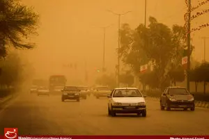 آلودگی هوا در اهواز به ۶۶ برابر حد مجاز رسید/ پروازهای فرودگاه اهواز لغو شد/ شعاع دید به ۵۰ متر کاهش یافت