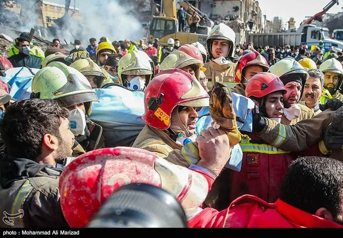 مراسم تشییع شهدای آتش‌نشان دوشنبه برگزار می‌شود