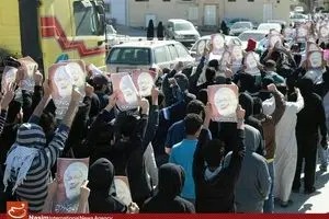 ادامه تحصن و تظاهرات شیعیان بحرین در دفاع از آیت‌الله عیسی قاسم