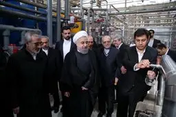 بهره‌برداری از بزرگترین پالایشگاه غلات خاورمیانه با حضور روحانی آغاز شد