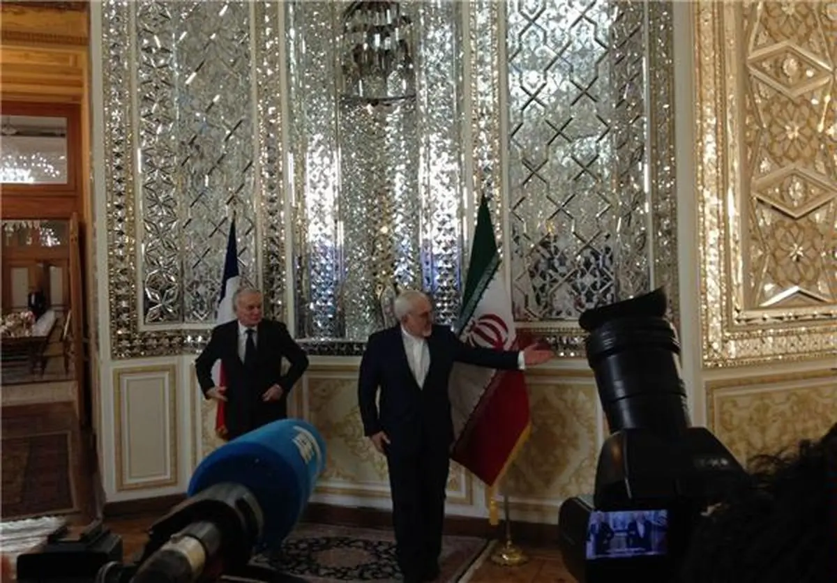 "ژان مارک آیرو" با ظریف دیدار و گفتگو کرد + عکس