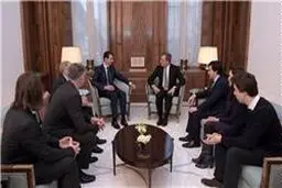 هیات پارلمانی بلژیک وارد دمشق شد