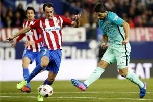 برتری بارسا برابر اتلتیکو در دیدار رفت/ سوارز و مسی گلزنی کردند