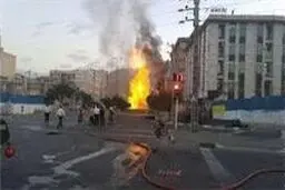 ریزش یک ساختمان به دلیل انفجار مغازه/ حادثه دیدگان زیر آوار مانده‌اند