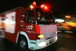 آتش‌سوزی در یک ساختمان مسکونی/ ۸ نفر نجات یافتند