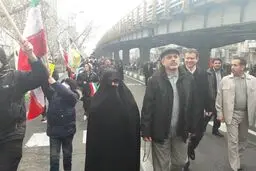 حضور فرمانده سابق سپاه قدس در راهپیمایی ۲۲ بهمن + عکس