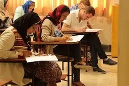 حضور دانشجویان روسی و مقدونی برای یادگیری زبان فارسی در ایران