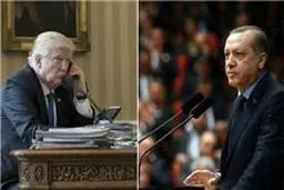 ترامپ و اردوغان برای اولین بار گفتگو کردند