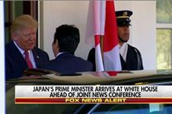 ترامپ در کاخ سفید با نخست وزیر ژاپن دیدار کرد