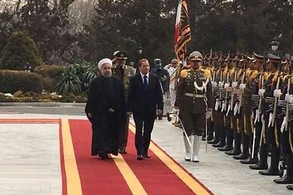 استقبال رسمی روحانی از نخست وزیر سوئد + عکس
