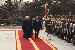 استقبال رسمی روحانی از نخست وزیر سوئد + عکس