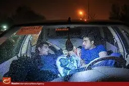 شب قبل از دربی مقابل ورزشگاه آزادی