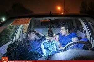 شب قبل از دربی مقابل ورزشگاه آزادی