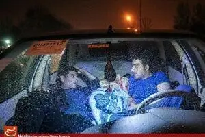 شب قبل از دربی مقابل ورزشگاه آزادی