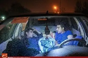 شب قبل از دربی مقابل ورزشگاه آزادی