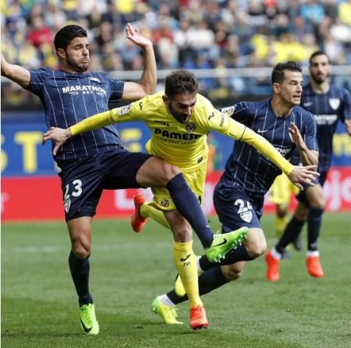 توقف ویارئال ۱۰ نفره برابر مالاگا