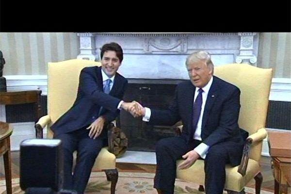 نخست وزیر کانادا در کاخ سفید با ترامپ دیدار کرد